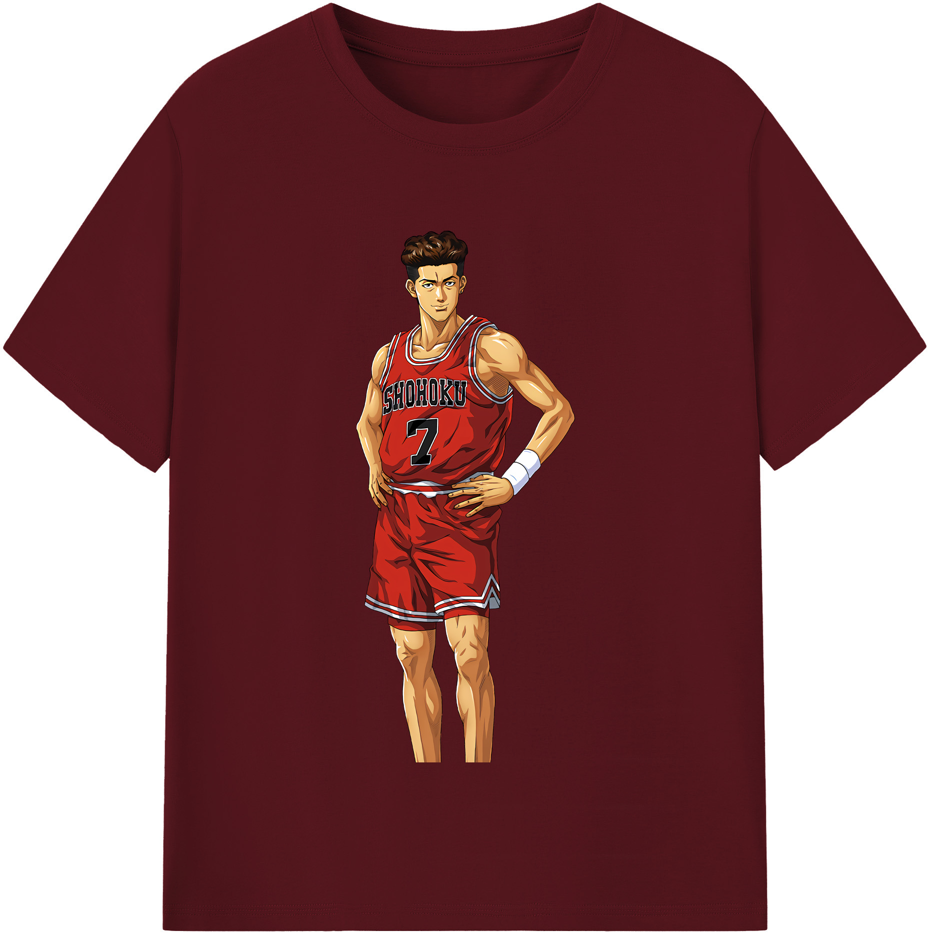 （画像用） SLAM DUNK／スラムダンク 綿100％半袖Tシャツ（フロントプリント）
